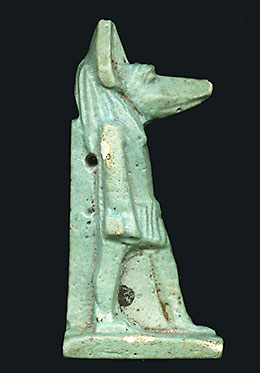 egyptian artifacts ancient god kelsey anubis amulet record exhibit umich edu